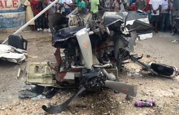 Accidente aéreo en Haití.
